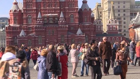 Moscow red square day 스톡 동영상 97665483