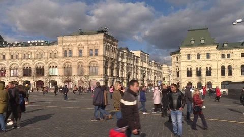 Moscow red square day 스톡 동영상 97665503