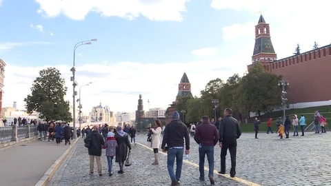 Moscow red square day 스톡 동영상 97665783