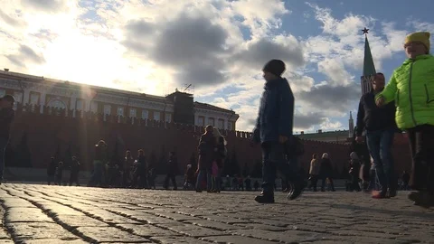 Moscow red square day 스톡 동영상 97666185