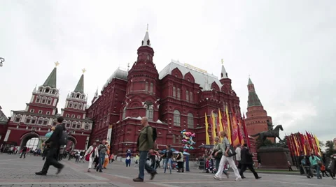 Moscow Red square Video stock 33187673