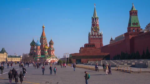Moscow. Red Square Video stock 37261936