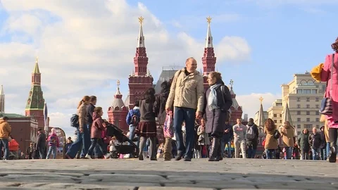 Moscow red square 스톡 동영상 97525885