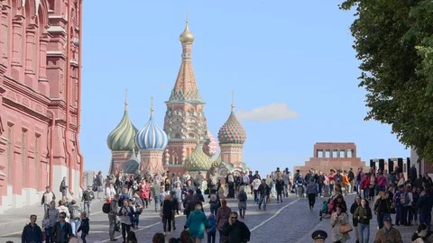 Moscow Red Square Stock Footage 111334251