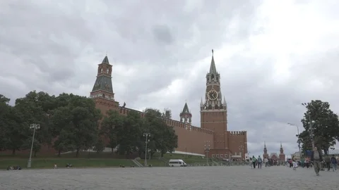 Moscow red square 库存影片 112280965