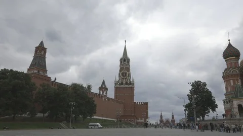 Moscow red square 库存影片 112280967