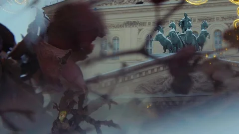 Moscow in the reflection Stock Footage 309883096