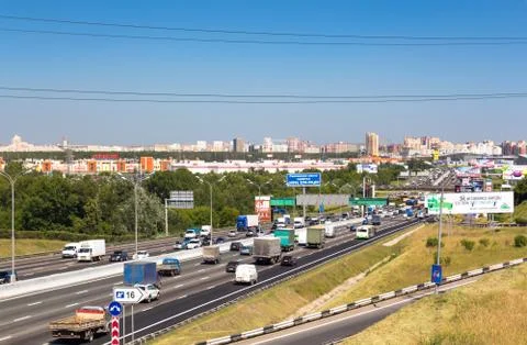 Moscow Ring Road Foto stock