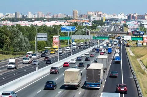 Moscow Ring Road Stock Photos