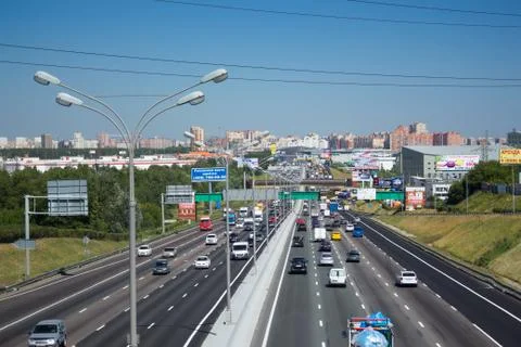 Moscow Ring Road Foto stock