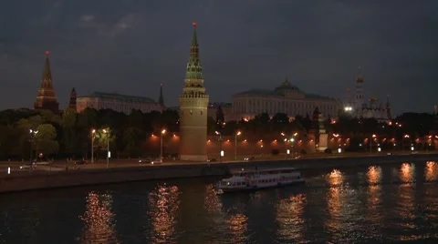 Moscow river 8 Video stock 7472753