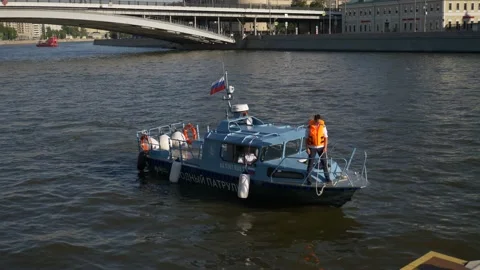 Moscow river Stock Footage 210236803
