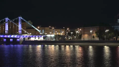 The Moscow river panorama Stock-Footage 111230462