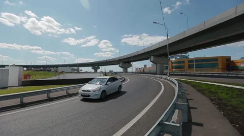 Moscow road Stock Footage 53378196