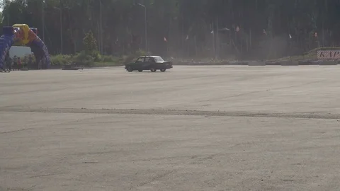 Moscow, Russia - August 19, 2017 : All-Russian annual festival of cars Stock Footage 79160271