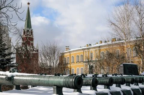 Moscow. Russia. The Red Square. Kremlin. Spasskaya Tower. Russian Federation. Stock Photos