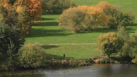 Moscow Scene Park Video stock 8640680