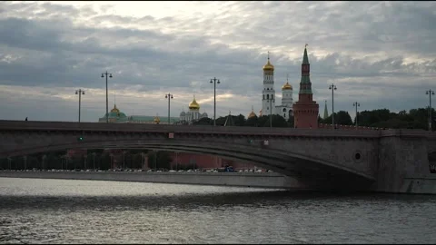 Moscow, September 11, 2024: Cityscape with a view of the Moscow Kremlin Video stock 319497053