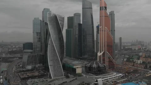 Moscow skyscraper 1 库存影片 329889344