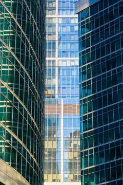 Moscow skyscraper background Stock Photos