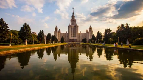 Moscow State University Stock Footage 30106933
