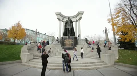 Moscow street Stockbeeldmateriaal 12382797