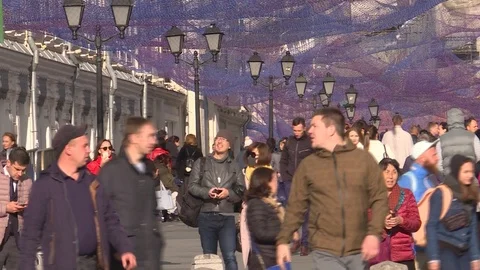 Moscow streets 스톡 동영상 97665302