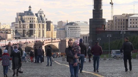 Moscow streets 스톡 동영상 97665681