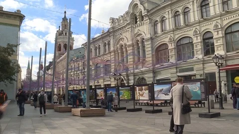 Moscow streets 스톡 동영상 97665877