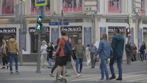 Moscow Streets 库存影片 112281062