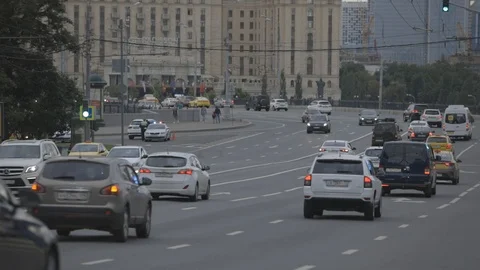 Moscow Streets 库存影片 112281066