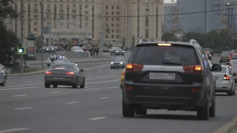 Moscow Streets Stock Footage