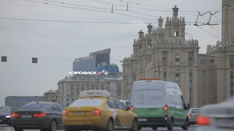Moscow Streets 库存影片 112281126