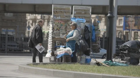 Moscow Streets 库存影片 112281149