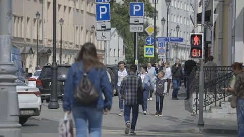 Moscow Streets 库存影片 112281240