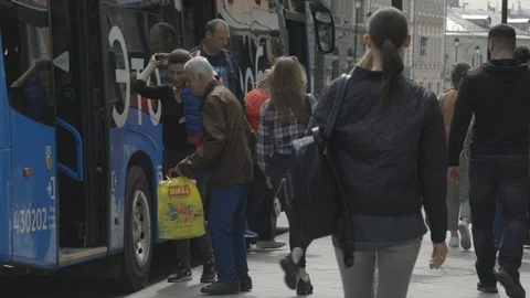 Moscow Streets 库存影片 112281327