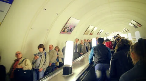 Moscow Subway Stock Footage 23831350