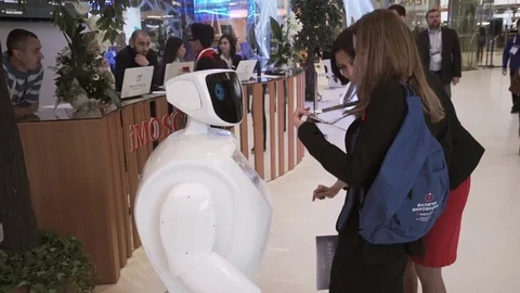 Moscow technological forum Open Innovations 2016 in Technopark Skolkovo Stock Footage 70111220