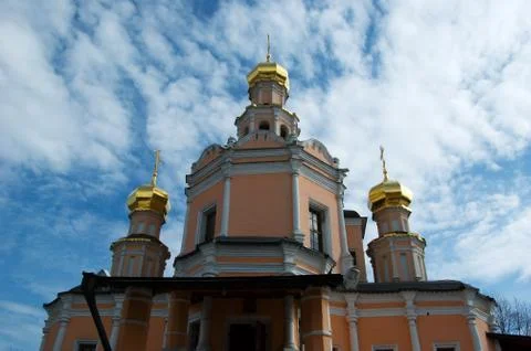 The moscow temple. Stock Photos