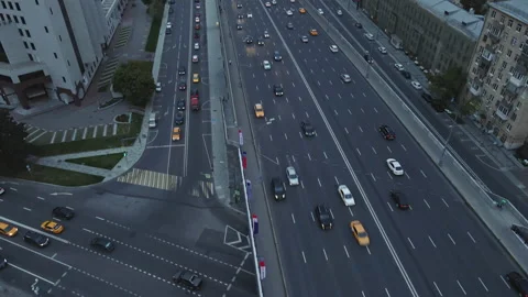 Moscow traffic Stock Footage 142534759