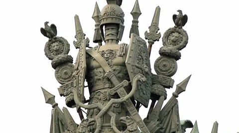 Moscow Triumphal Gate Stock Footage 8680792