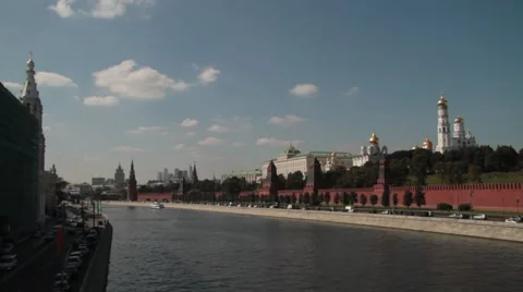 Moscow. View of the Kremlin Stock Footage 52923992