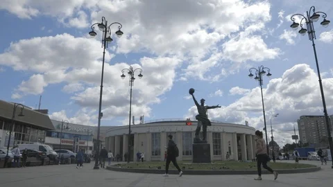 Moscow`s metro stations 库存影片 112281172