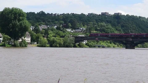 Mosel River, Germany Stock Footage 93095454