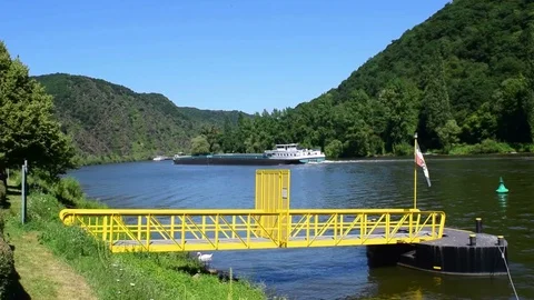 Mosel River, Germany Stock Footage 93311576