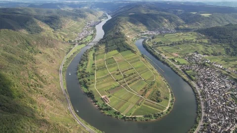 Mosel schleife 库存影片 161156384