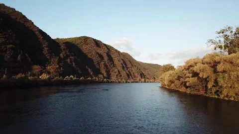 The Moselle river in Germany Stock Footage 80674186