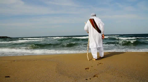 Moses Parting Red Sea Religious Concept HD Stock Footage 23435008