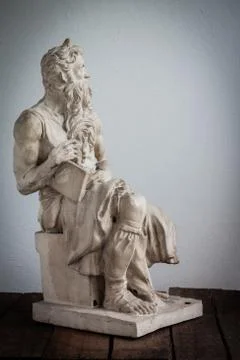 Moses statue Stock Photos