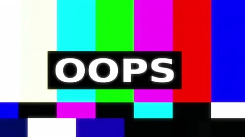 Moshed test card oops shake 動画素材 150113410
